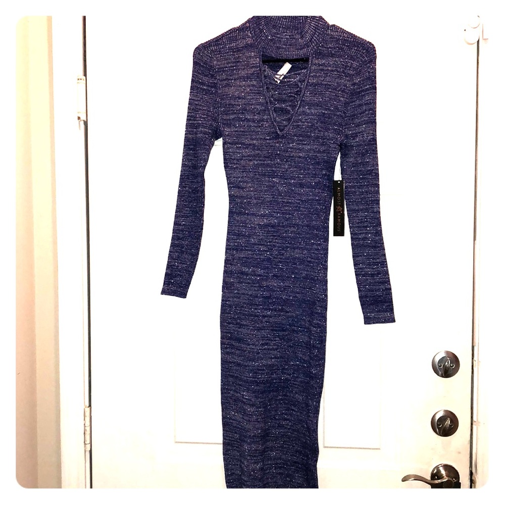 Royal blue dress